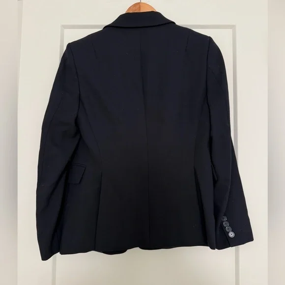 J.Crew Navy Wool Blazer size 2 - Picture 3 of 7